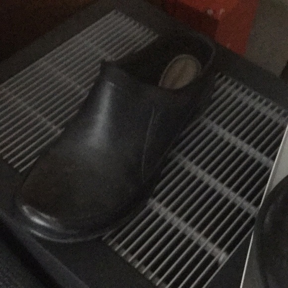 Hush Puppy Shoe 9.5 black leather - Picture 3 of 3